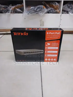 Tenda 8-Port PoE Switch with 2 Gigabit Uplink