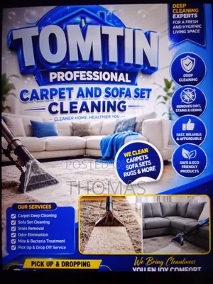 Huduma za Kusafisha Carpet, Sofa Set, na Mattress