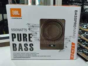 Subwoofer Yenye Nguvu ya JBL Chini ya Kiti Mpya