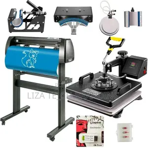 8-in-1 Heat Press & 28" Vinyl Cutter Plotter