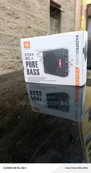 2700W JBL Pure Bass Slim Subwoofer ya Chini ya Kiti