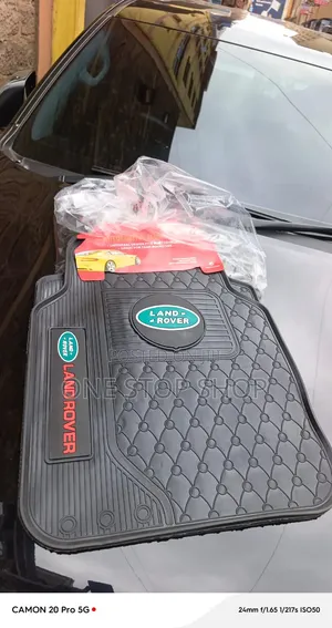5-Piece All-Weather Land Rover Logo Rubber Floor Mats