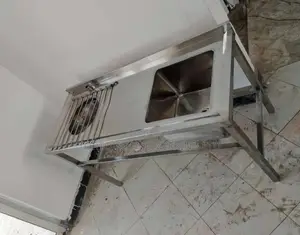 Stainless Steel Hospital Sluice Sink 1350x550mm