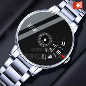 Oruss Silver Stainless Steel Water Resistant Watch