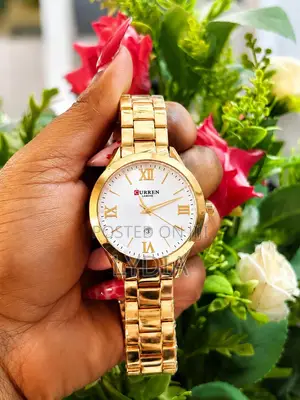 Curren Women's Digital Watch - Gold