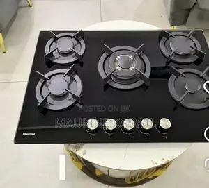 Hisense 75cm Hob ya Ndani ya Burner 5 na Wok Burner