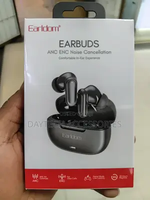 Earldom TWS38 True Wireless Earbuds na AI Noise Cancelling - Nyeusi
