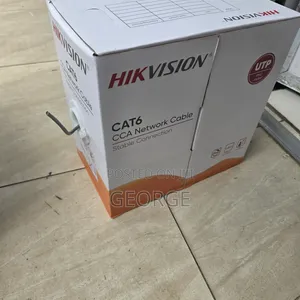 Hikvision CAT6 Kebo ya Ethernet ya Ndani ya 305M (75% Copper)