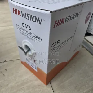 Hikvision CAT6 UTP Cable - 305M Full Box, 75% Copper