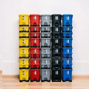 30L Plastic Pedal Bin for Waste & Garbage