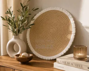 6pcs Woven Table Mats - 38cm Diameter