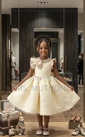 The Buttercup Whisper Party Dress (3-9 Yrs)