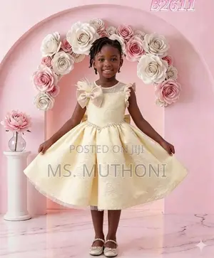Girls Aurelia Pearl Belle Dress (3-9 Yrs)