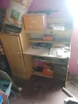Study Desk with Storage Cabinet - Wooden Office/School Desk - 1