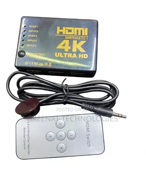 HDMI Switch 5-in-1 Ultra HD na Remote