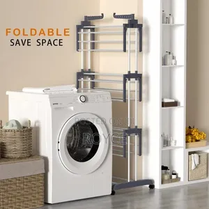 4-Tier Clothes Drying Rack Inayokunjwa