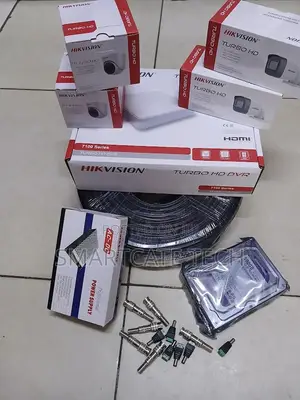 Hikvision 4-Camera CCTV Kit (Dome/Bullet)