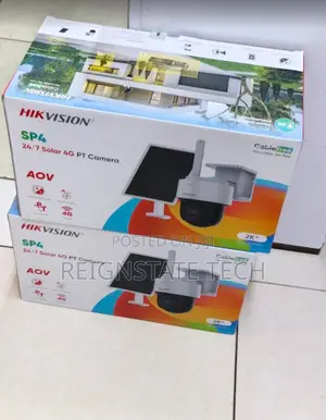 4G Solar PTZ Camera with Solar Panel - 3MP Ultra HD