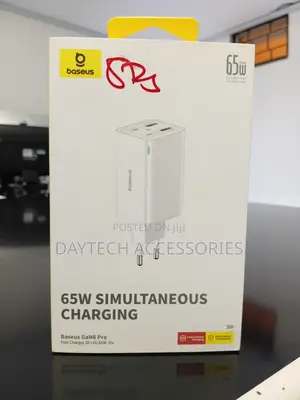 Baseus GaN6 Pro Fast Charger 65W (2C+2U) White