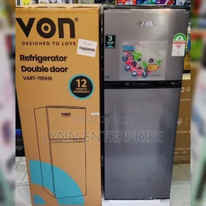 Von Fridge 136L 19DHS Direct Cool Mlango Mbili