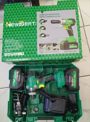 Newbeat 21V Brushless Impact Wrench & Cordless Drill Kit