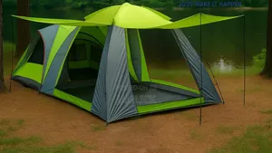 Hema la Kupiga Kambi la Watu 10-12 la 2-in-1