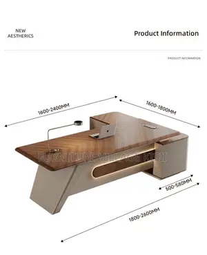 Executive Modern Office Desk 1800mm