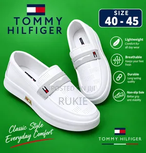 Viatu vya Tommy Hilfiger vya Ngozi vya Kawaida