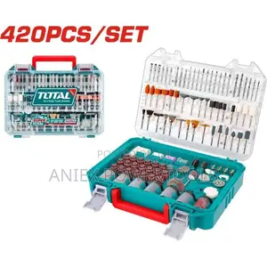 Total TAKMG4208 Mini Drill 420-Piece Accessory Set