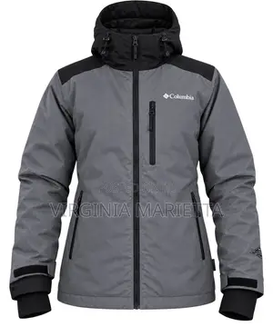 Columbia Grey Insulated Jacket ya Kupanda Mlima - Unisex