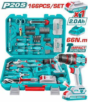 Total THKTHP11652 Set ya Vifaa Vipande 165