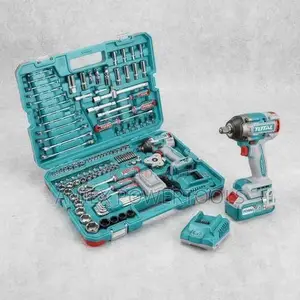 Total THKTHP PCS Cordless Impact Wrench Set ya Zana