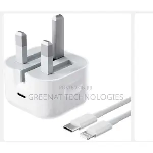Apple 25W USB-C Power Adapter & USB-C to Lightning Cable (1M)