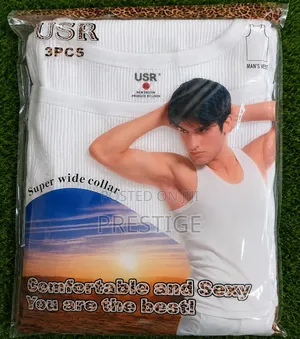 USR Pakiti 3 za Vesti za Pamba za Wanaume