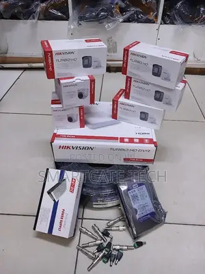 Hikvision 6-Camera HD CCTV Kit - 2MP 1080P Security System