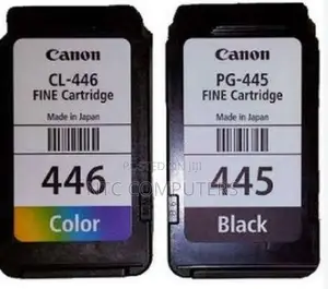 Canon PG-445 Nyeusi & CL-446 Rangi Cartridges za Ink