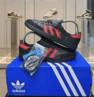 Adidas Samba OG Nyeusi Nyekundu