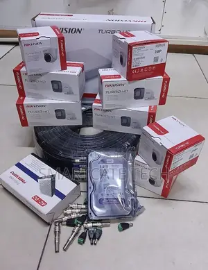 8PCS Hikvision CCTV Cameras na 8CH DVR Security Kit