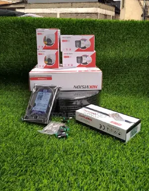 Hikvision CCTV Kifurushi Kamili cha Kamera 4 - Usiku wa HD