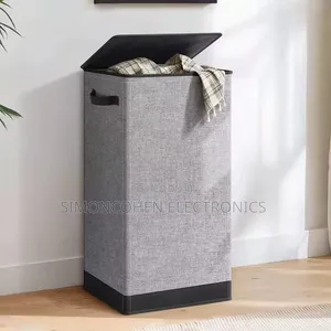 Laundry Hamper Basket with Lid