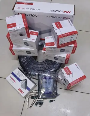 Hikvision mfumo wa kamera 8 - Kifurushi kamili cha DVR cha chaneli 8