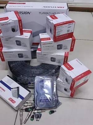 Hikvision 8CH Security Camera System - 8 Cameras Complete Kit