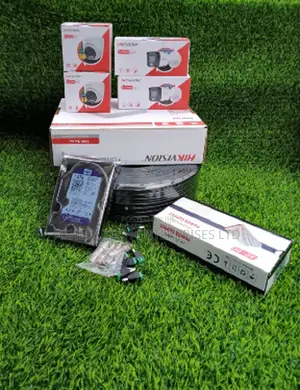 Kifurushi cha Kamera za CCTV Hikvision 4CH Turbo HD 1080p