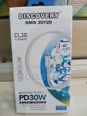 Discovery Cable ya Lighting hadi USB-C 30W CL30