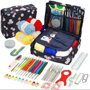 Set Mpya ya Vipini vya Crochet 59-Piece