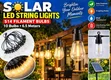 Solar LED Filament String Lights - 6.5m - 1