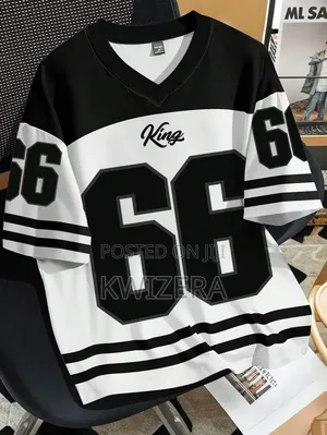 T-Shirt Kubwa ya Trendy yenye Michoro ya King 66