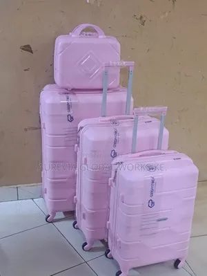 Unbreakable PP Rubber Suitcase Set - 3 Pieces