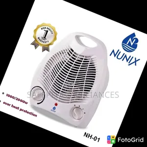 Nunix Electric Fan Heater - Compact Room Heater