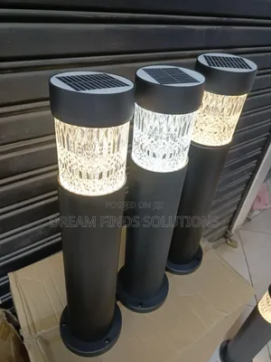 Crystal Prism Pathway Luminary Solar/AC Outdoor Light